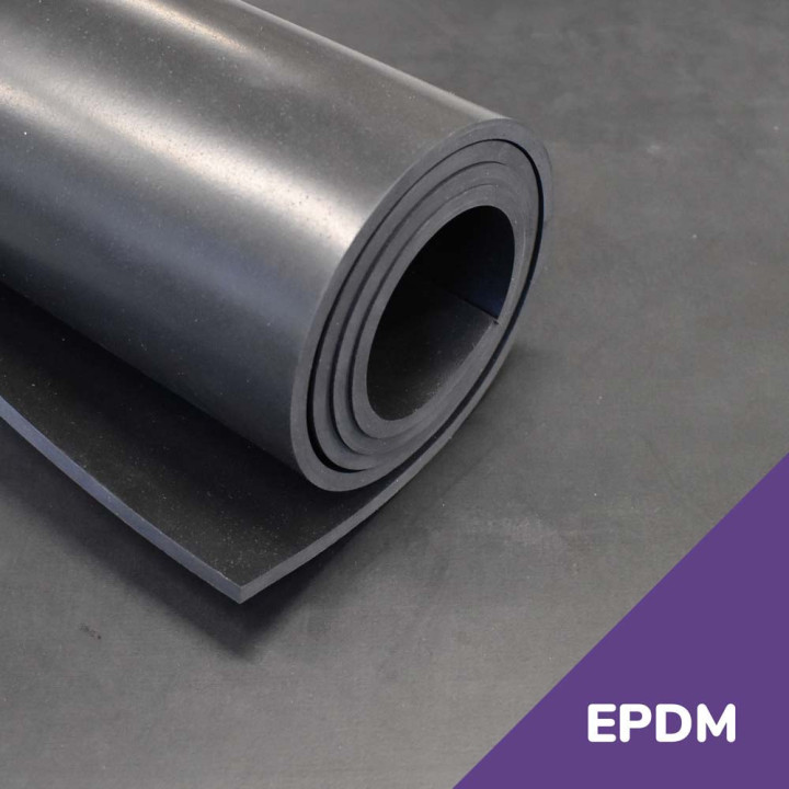 Rouleaux Caoutchouc EPDM noir Rubber Solutions Elastomeres