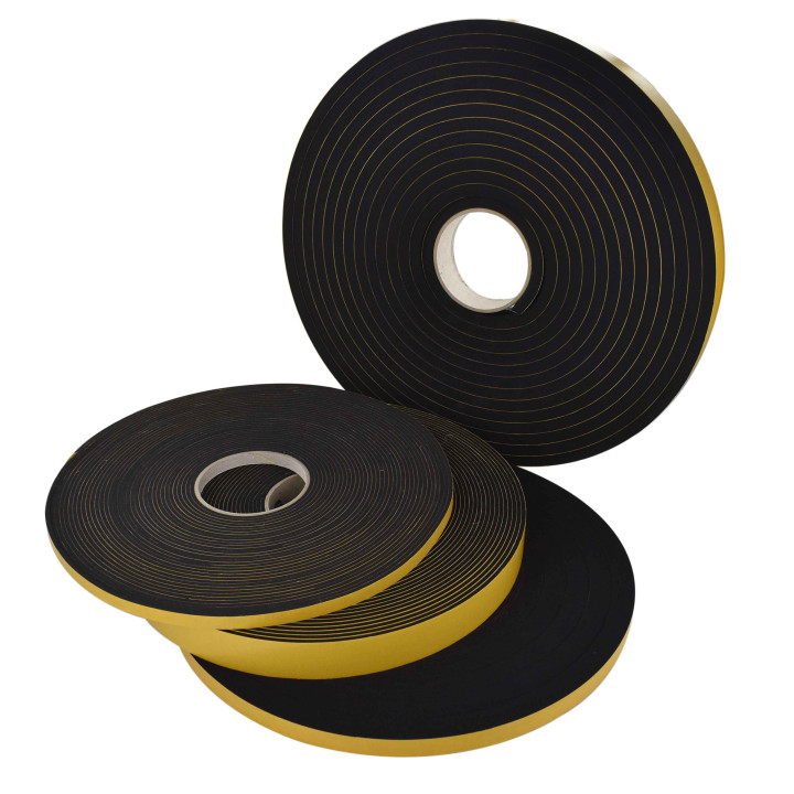 Adhesive foam strip