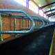 Rubber carpet for cowshed