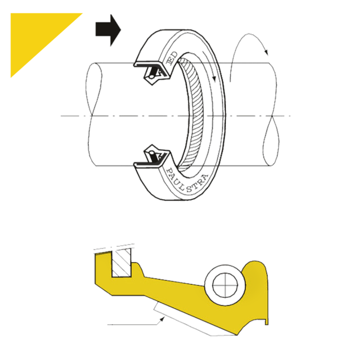 Joint SPI - 725143 30 x 42 x 8 NBR IEL