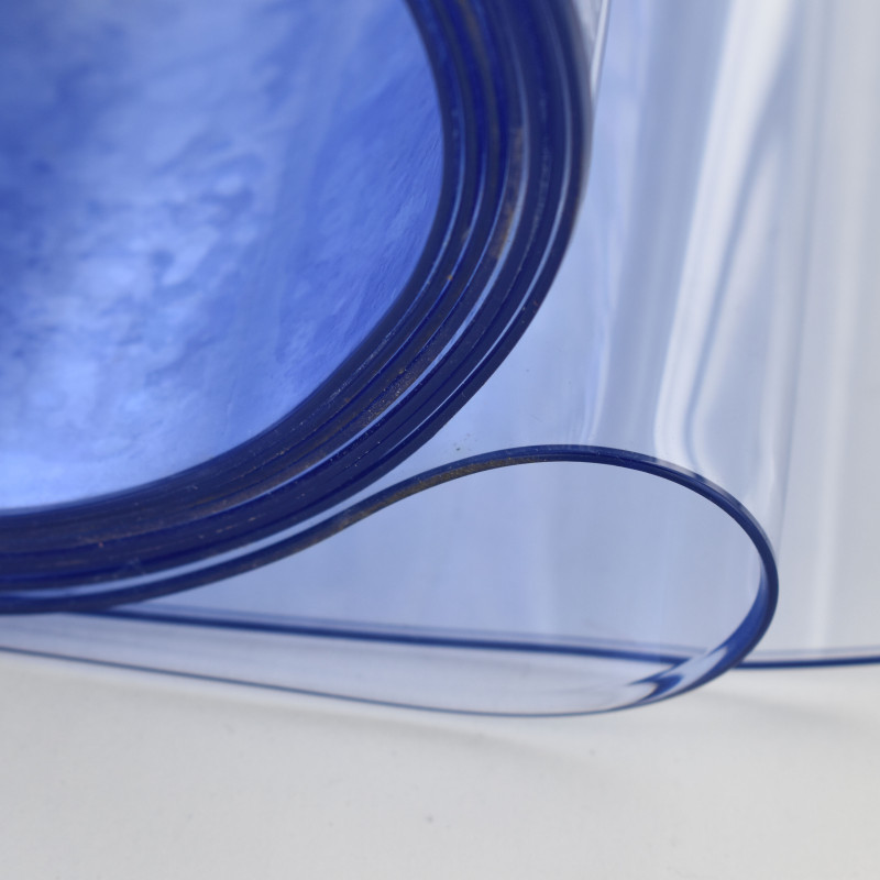 Rideau à lanières PVC Transparentes ignifugé Norme M2 200x2mm isolation  faible mm (36%)