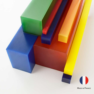 Barres barre rectangle polyurethane polymere caoutchouc pu solution solutions elastomere elastomeres made in France 