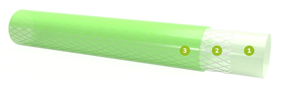 Tuyau PVC Fuel - Vert