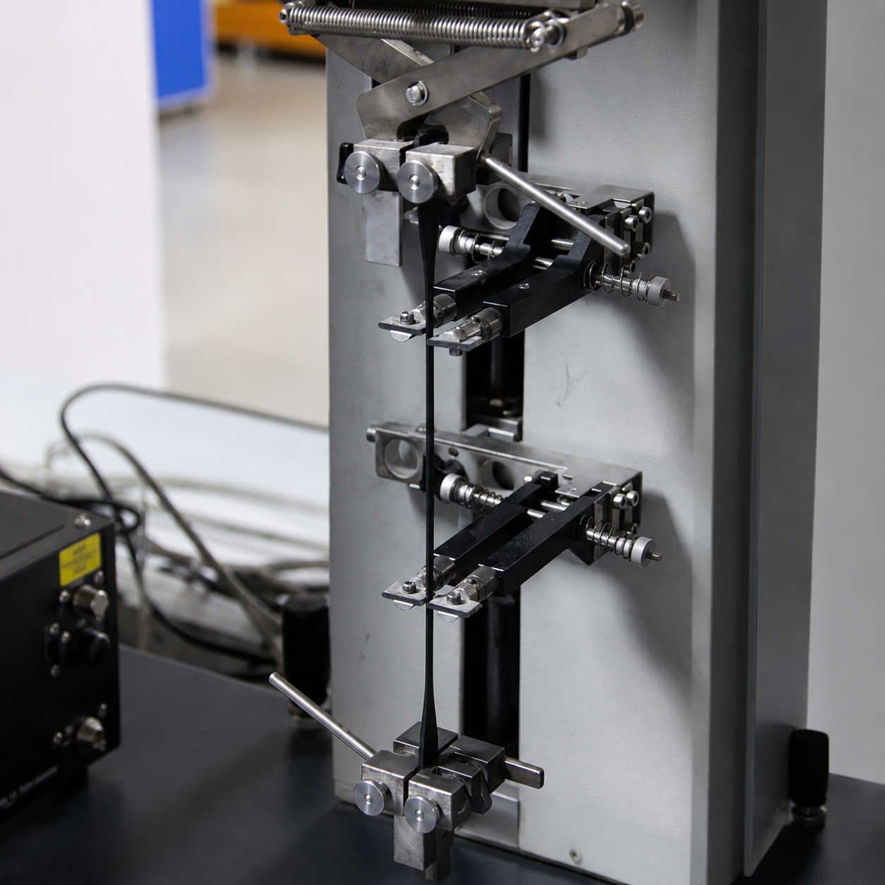 Rubber breaking strength test