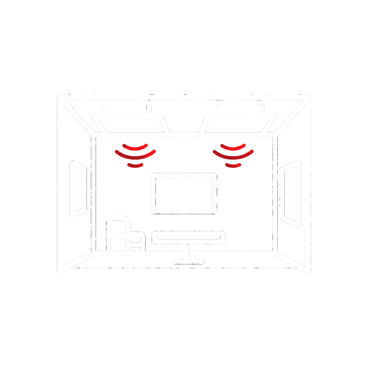 Ceilings and rooms icon