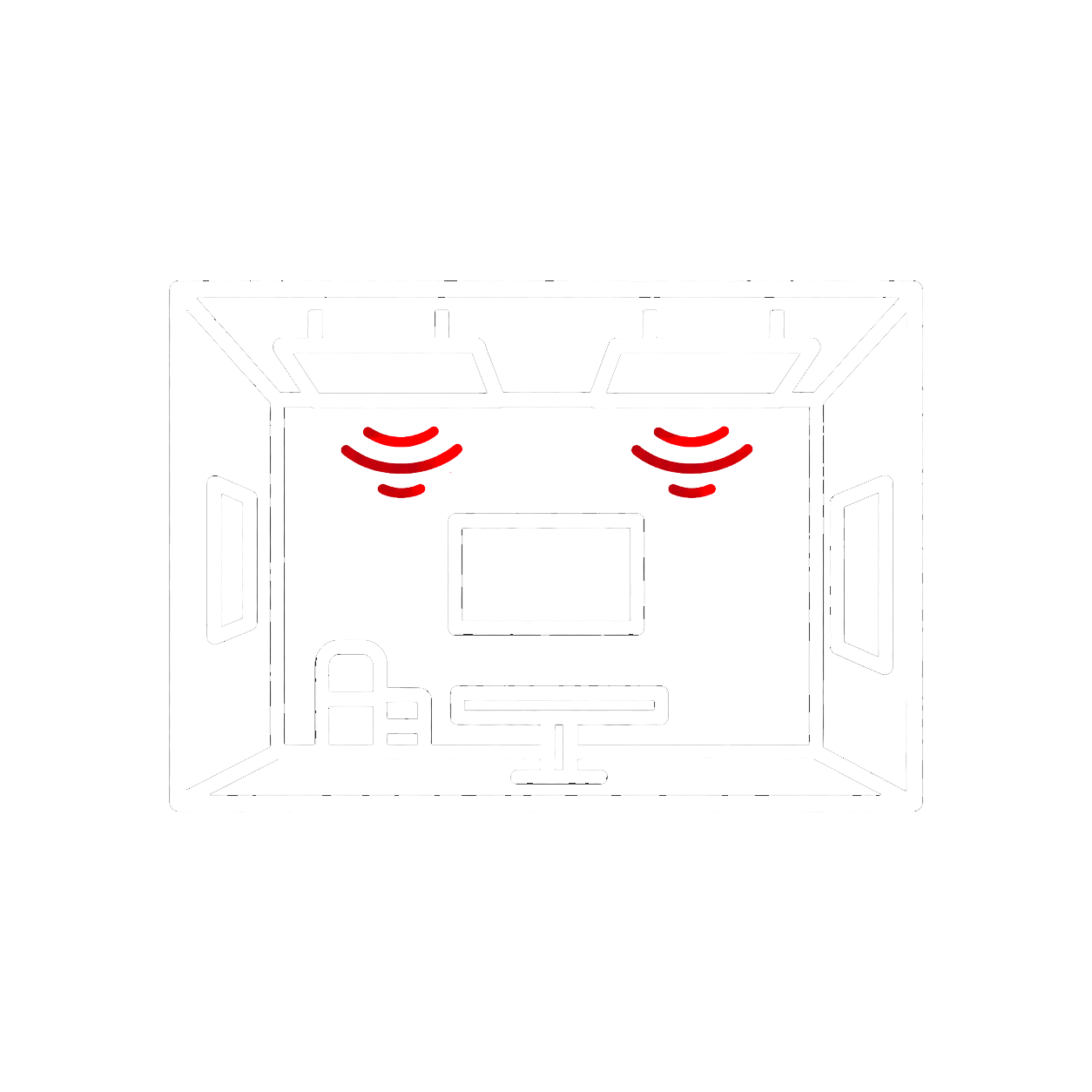 Ceilings and rooms icon