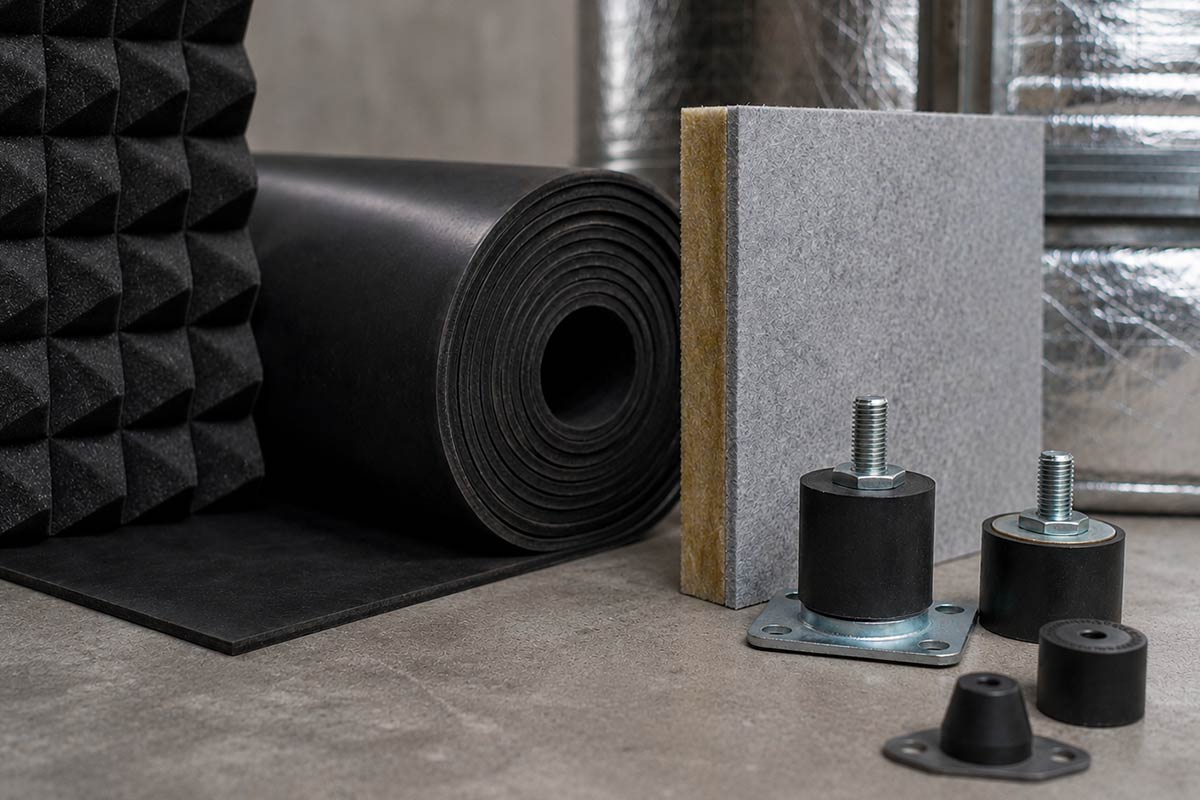 Acoustic foams and anti-vibration solutions