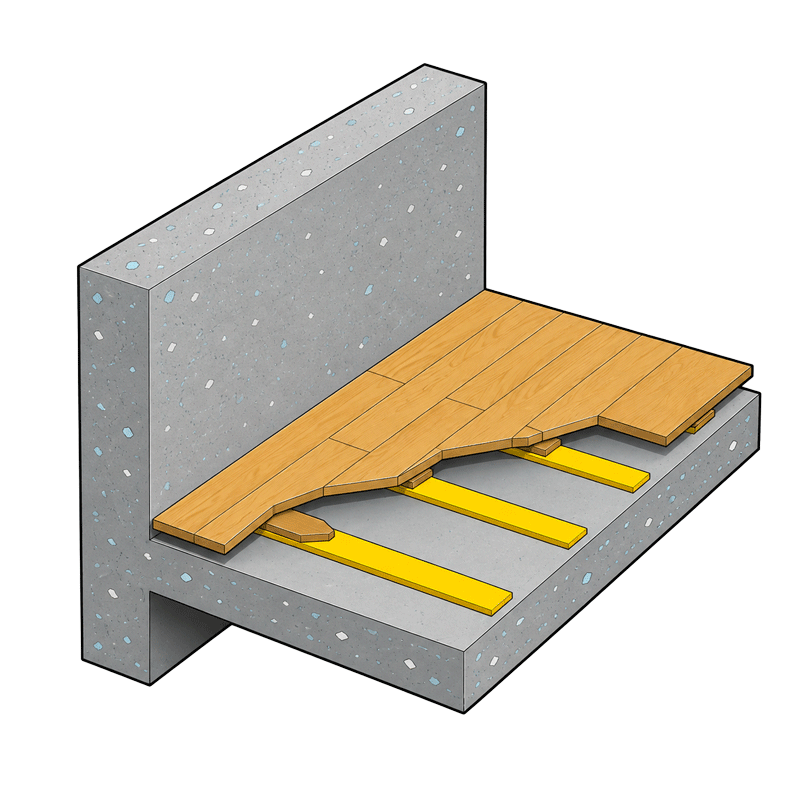 Soundproofing with joists