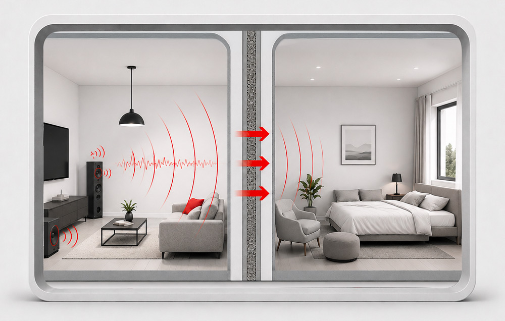 Soundproofing for a noisy party wall