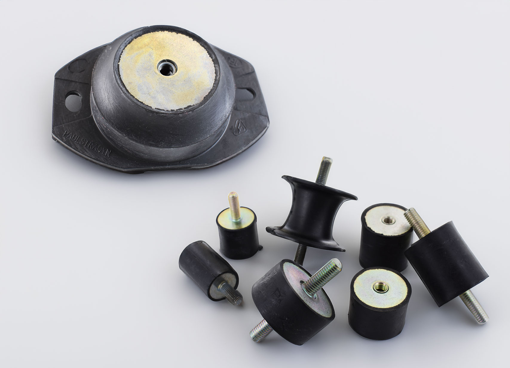 Suspensions caoutchouc Paulstra pour réduire les vibrations industrielles