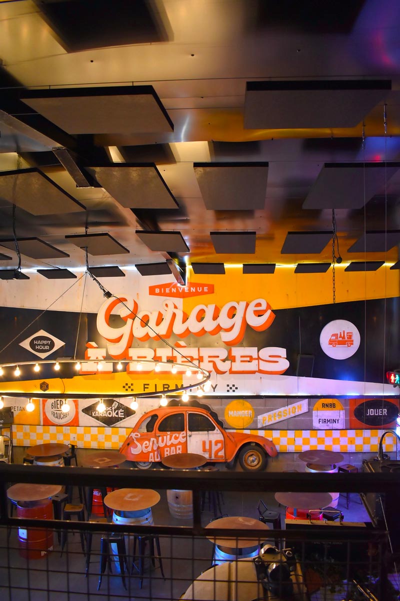 Aménagement acoustique du Garage à Bières