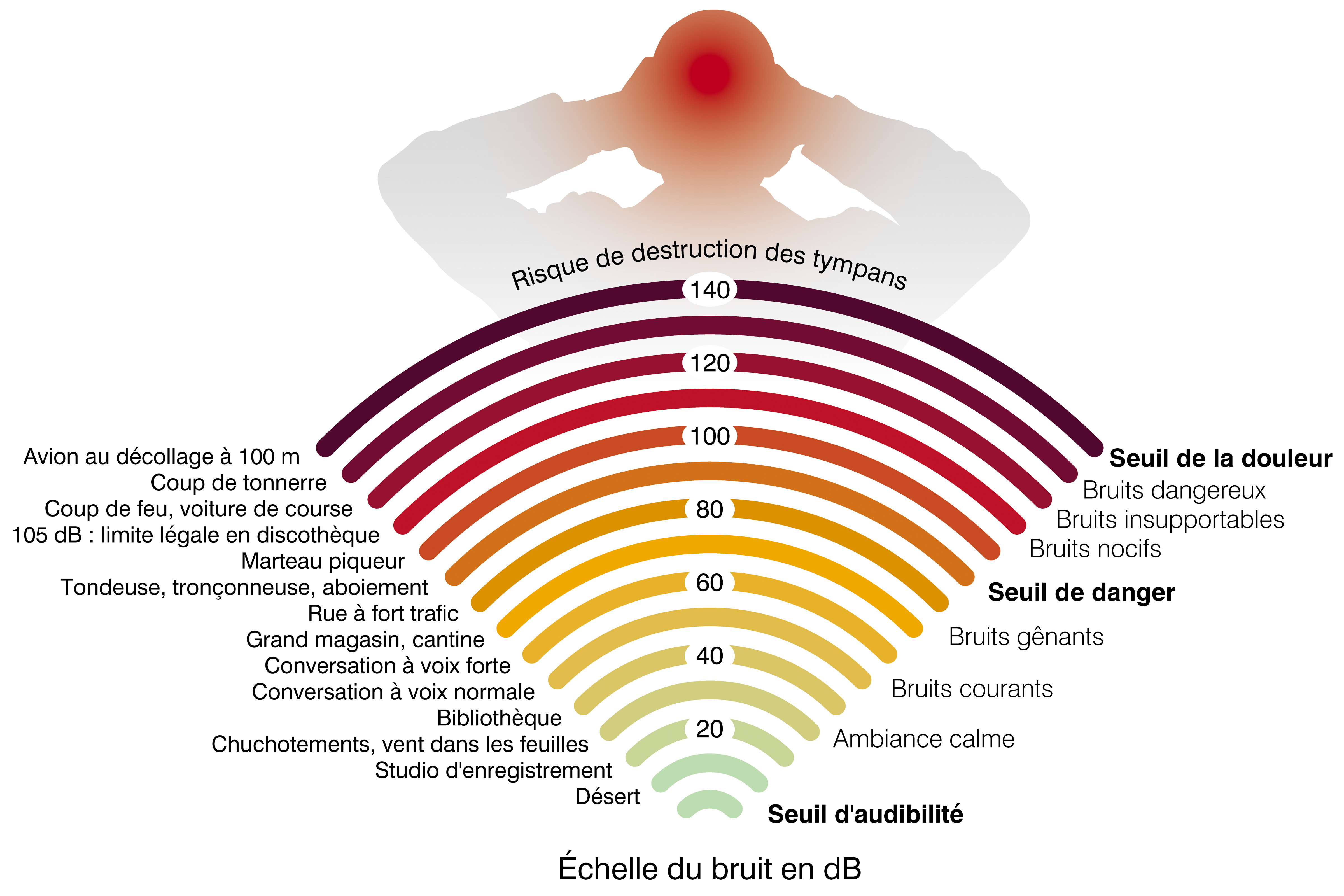 Echelle de nuisances sonores en dB, l'importance de l'isolation acoustique